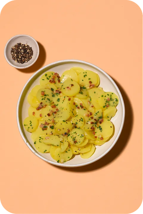 Bayerischer Kartoffelsalat mit Speck – FoodDude
