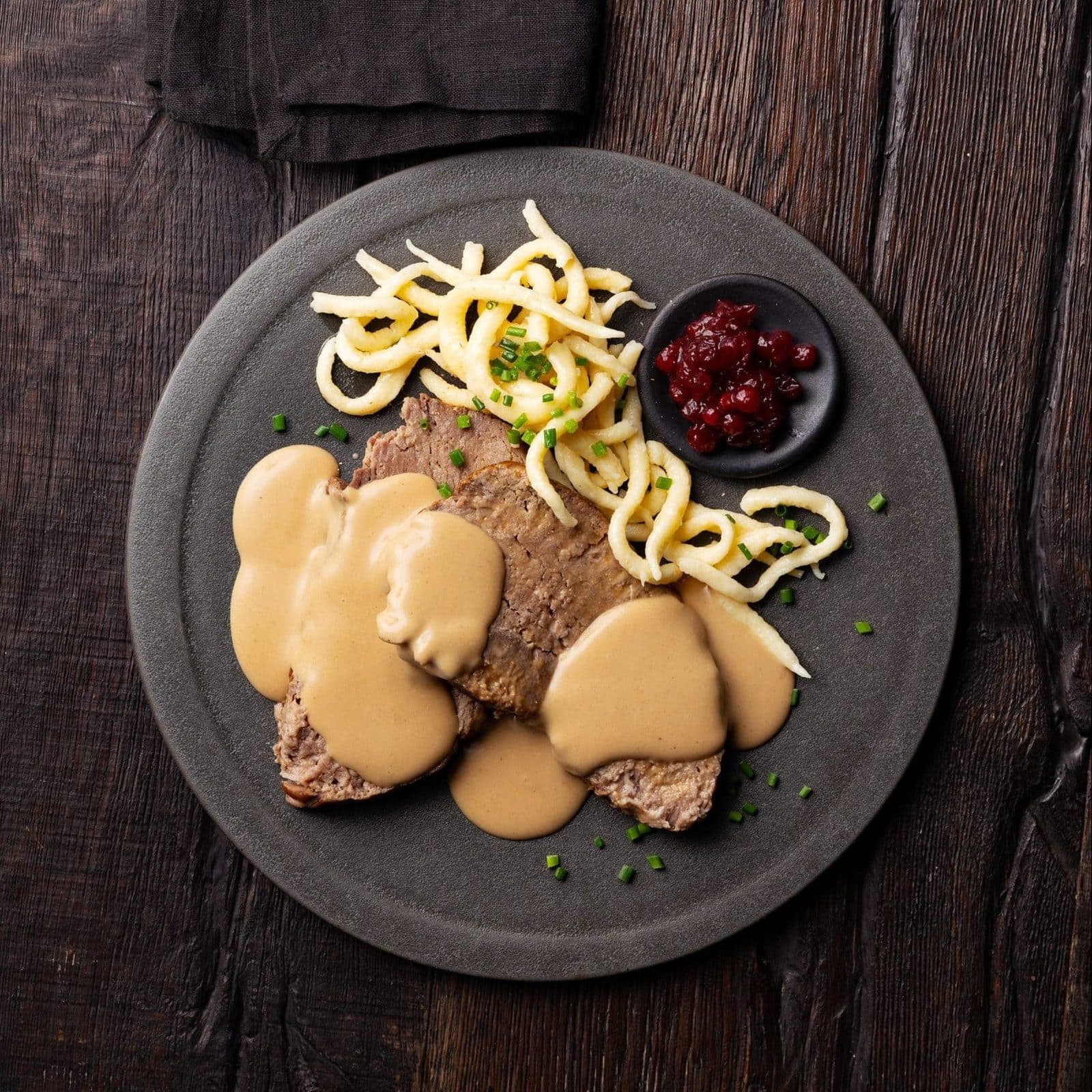 Roast pork with sauerkraut