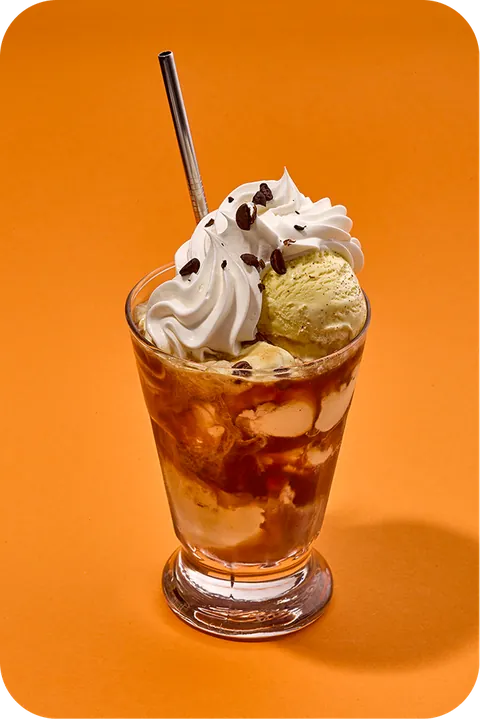 Eiskaffee mit Vanille-Eis – FoodDude