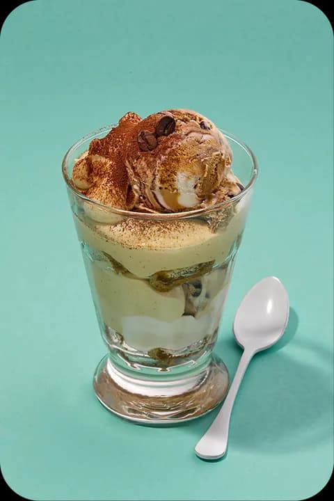 Tiramisu-Becher mit Cappuccino-Eis – FoodDude