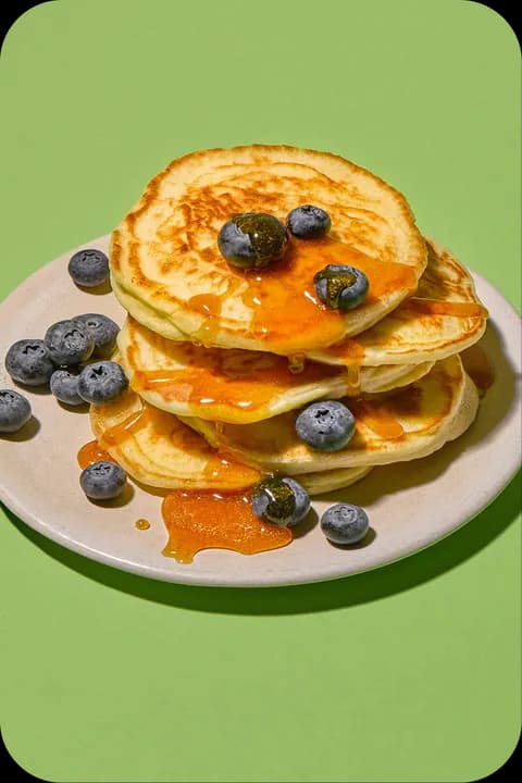 Buttermilch-Pancakes mit Blaubeeren – FoodDude