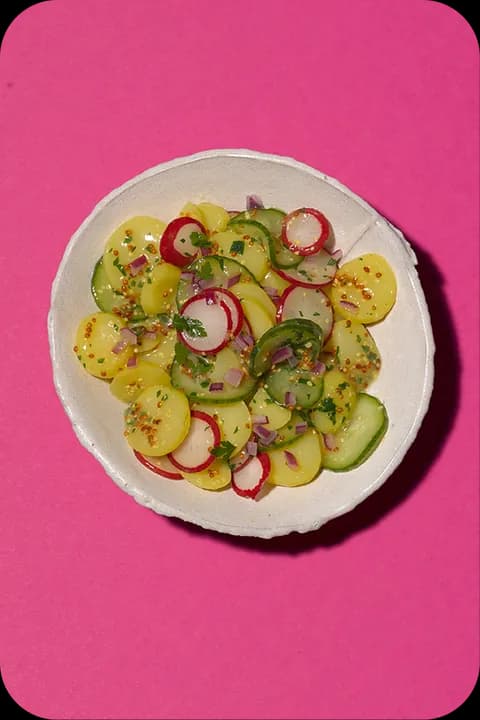 Kartoffelsalat mit Radieschen und grobem Senf – FoodDude