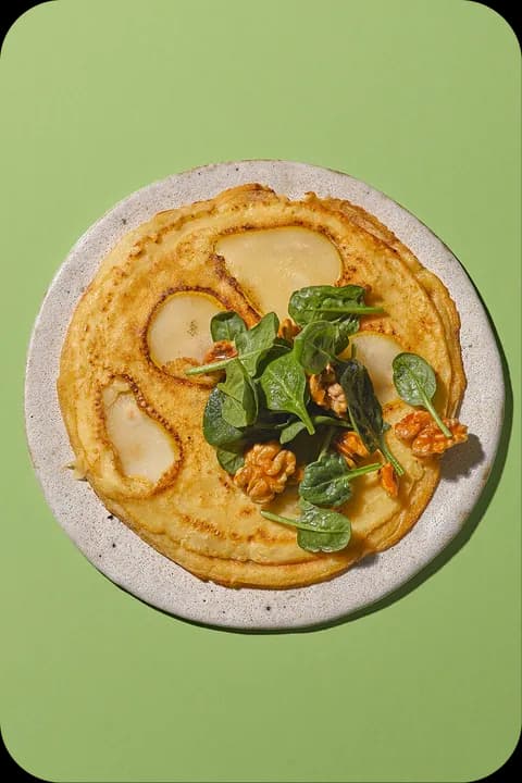 Pfannkuchen mit Birnen, Walnüssen & Honig – FoodDude